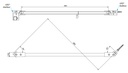 Stabilisationstange Eckig Glas-Wand 45° Grad glanzverchromt
Glasstärke 6mm bis 10mm
(Glashalter +/- 90° drehbar)