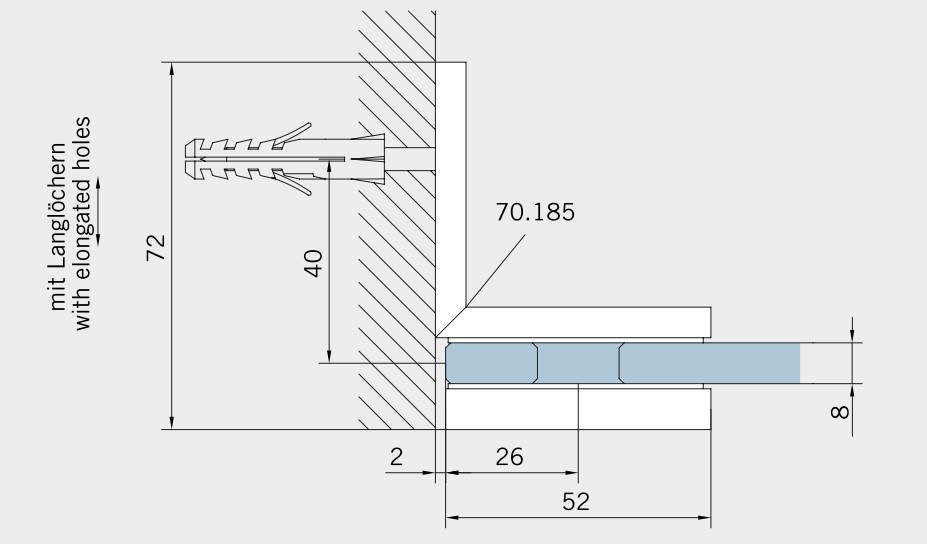 Vetrimo-Set-Eck-Dusche G 1000mm x 2000mm