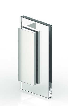 Winkelverbinder TURA Glas-Wand 90° mattverchromt
Verdeckte Verschraubungen, Wandbefestigung mit Langlochverstellung
Glasstärke 8/10/12mm Tragfähigkeit bei 2 Bänder max. 70kg