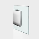 Winkelverbinder Pontere Glas Wand 90° starr Langlochverstellung
Edelstahloptik für Glasstärke 8/10mm Tragfähigkeit bei 2 Bänder 50kg