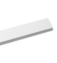 Aluminium Klemmdeckel/ 60mm breit/ Farbe weiß