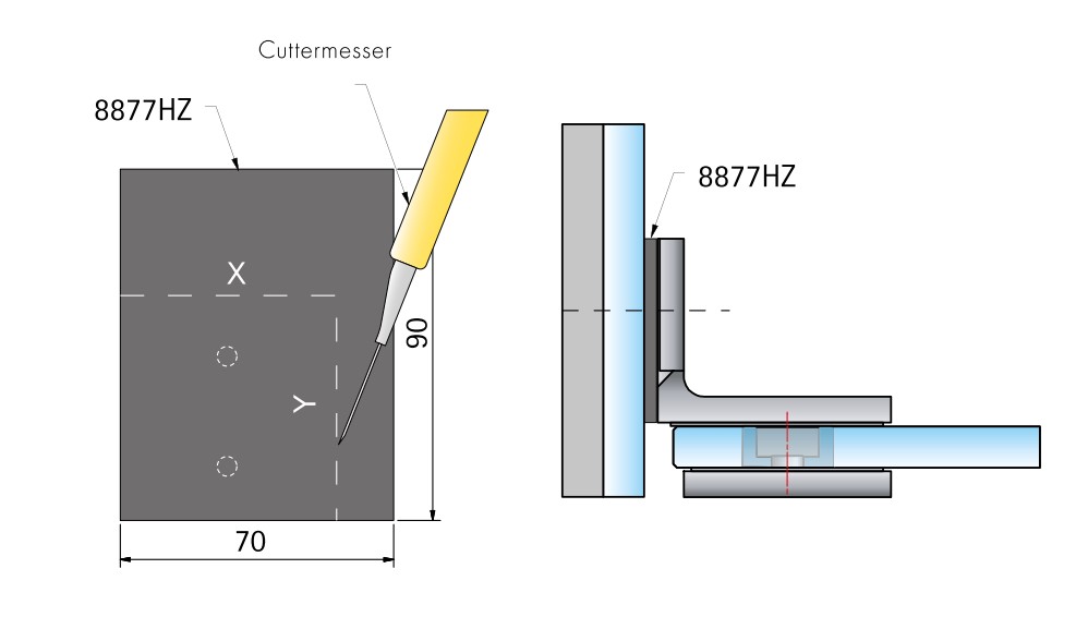 Kontaktmaterial für Duschbeschläge