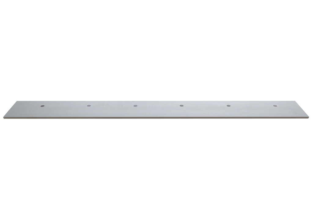 Montageschiene 1650x120x10mm  Aluminium eloxiert 7 Bohrungen ø14, Raster 250mm  für Vordach Mariza 1800mm (dient auch als Bohrlehre)
