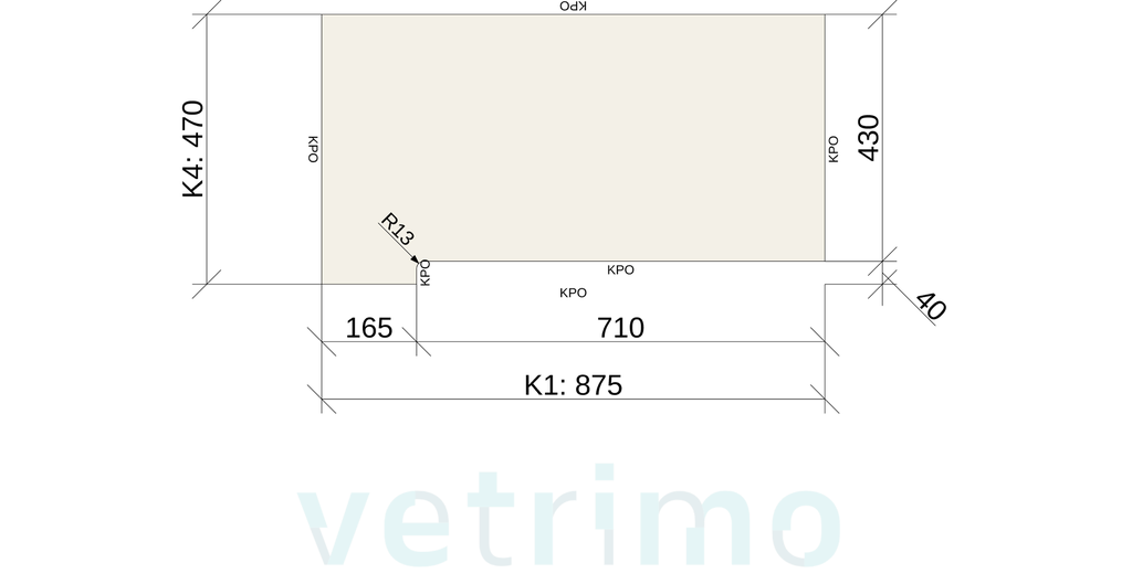 Glasrückwand auf Mass