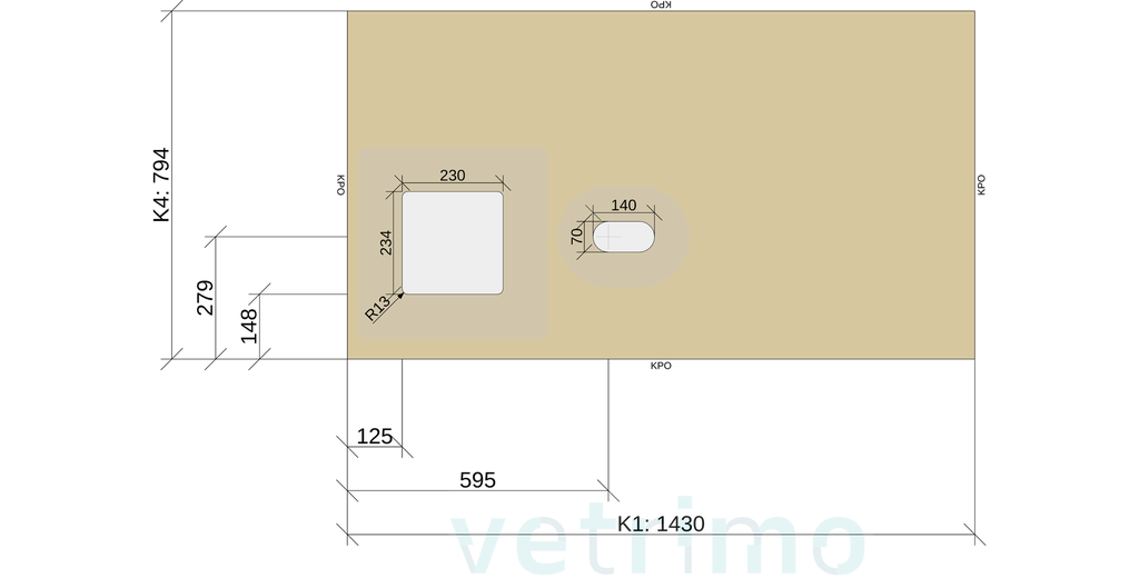 Küchenrückwand auf Mass