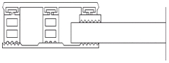 [Oberprorset12/80-4] Oberprofil Breite 80mm Alu Blank+ 2xDistanzprofil
+ Unterprofilgummi für Glasstärke 12mm
ESG oder VSG (Randsystem)
Längen in 4 Meter
