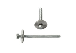 [edelsm6,3x64] Edelstahlschraube mit Unterlegscheibe 25 mm für Metallunterkonstruktion Verpackungseinheit 100 Stück 6,3mm x 64mm