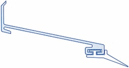 [Wandproblank-4] Wandanschlussprofil 100 mit langer, hellgrauer
Lippendichtung sowie Aufkantung
zum Versiegeln mit OTTO Seal M360
Alu Blank erhältlich in 4 Metern