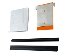[bg71.03.8970.0] GlasTwin Pro Klemmset für Glasstärke 13,52 - 17,52mm, für 1 Mtr