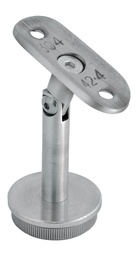 [bg70.01.5820.0] Rohraufsatz, V2 A Aisi 304 für Rohr 42,4/2mm, Kappe flach, Stift ø 12mm mit Gelenk