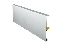 [bg71.03.8950.0] Abdeckprofil 121x9mm Alu eloxiert für U-Profil Innenseite mit Clips