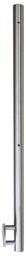 [bg71.03.1310.0] Pfosten Edelstahl ø42,4/2,0 x1070mm seitl. Montage mit Endkappe unten, 2xM8 für Glashalter rechts (Endpfosten)