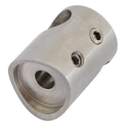 [bg70.01.2600.0] Traversenhalter V2A, 30/22mm,f.Rohr 42,4mm Loch Ø10,1mm, Aisi 304, Korn 240