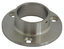 [bg70.01.4100.0] Wandflansch V2A, Ø95/3mm, f. Rohr 42,4mm Bohrungen Ø6,5mm, geschliffen