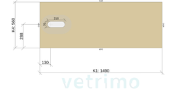 [61TD3B2Y] Küchenrückwand auf Mass